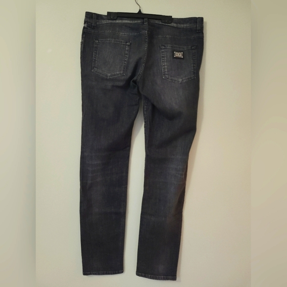 NWOT DOLCE&GABBANA 👑 Skinny Jeans 👖- 38" Waist, Charcoal - Picture 3 of 8